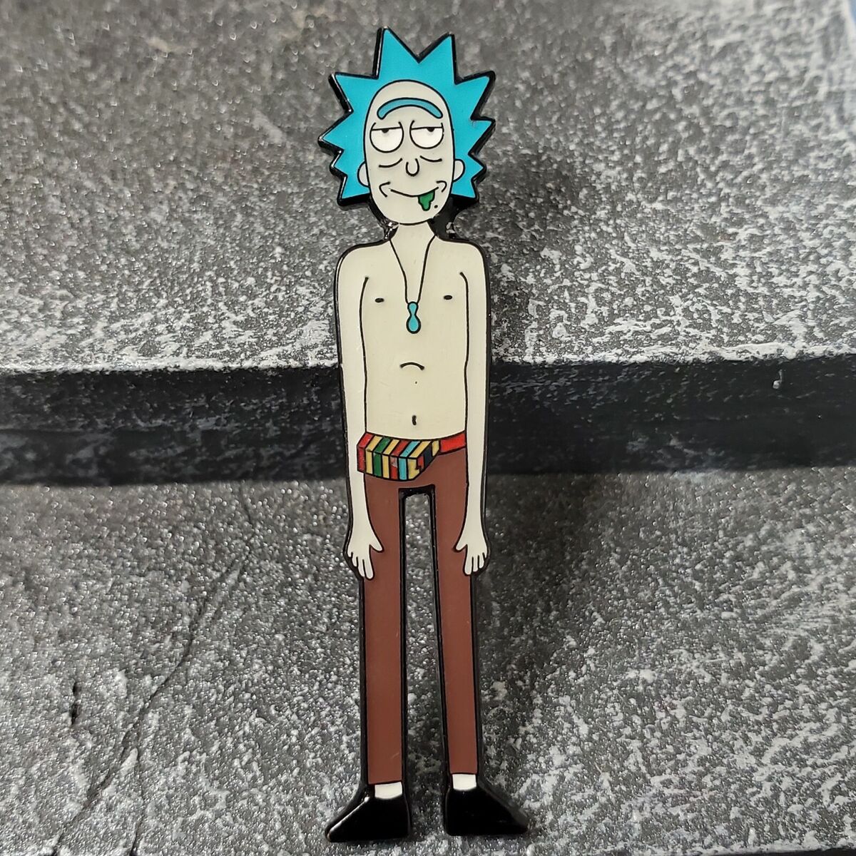 Rick and Morty 'Rick  Rock and Roll' Enamel Pin - Distinct Pins