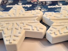 SodaPup Snowflake Hundespielzeug Schneeflocke Weihnachtsgeschenk Hund weiss 12cm