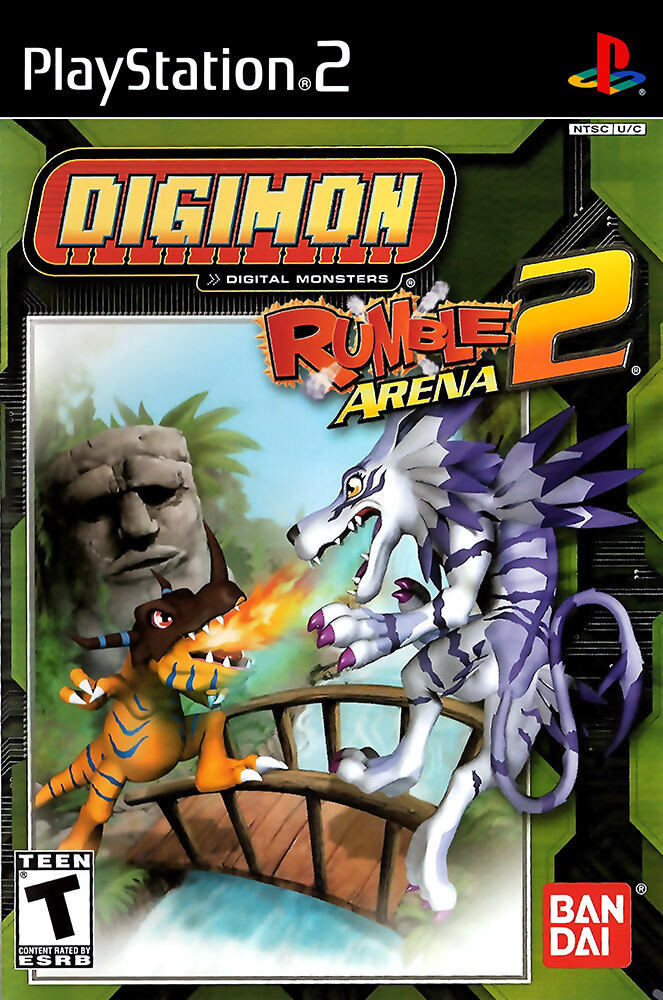 Digimon Rumble Arena 2 PS2 BOX ART Premium POSTER MADE IN USA