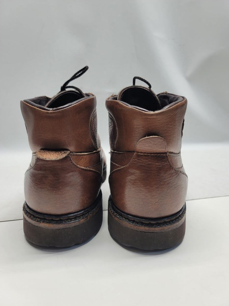 Allen Edmonds Rainier Split Toe Blucher Men\'s 10.5 D Boots Brown Leather 7352 Allen Edmonds Rainier Boot 2024 Allen Edmonds Rainier Boot main image 4