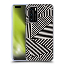 HEAD CASE DESIGNS DYNAMIC STRIPES SOFT GEL CASE FOR HUAWEI PHONES 4