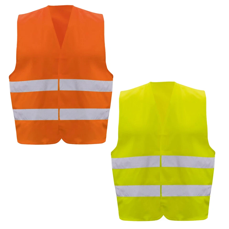 Vizwell Warnschutzweste Weste Sicherheitsweste Warnweste Warnschutz Arbeitsweste