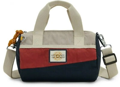 Kipling QUAN Small Handbag + Removable Shoulder Strap - Vall Carmine Bl RRP £38