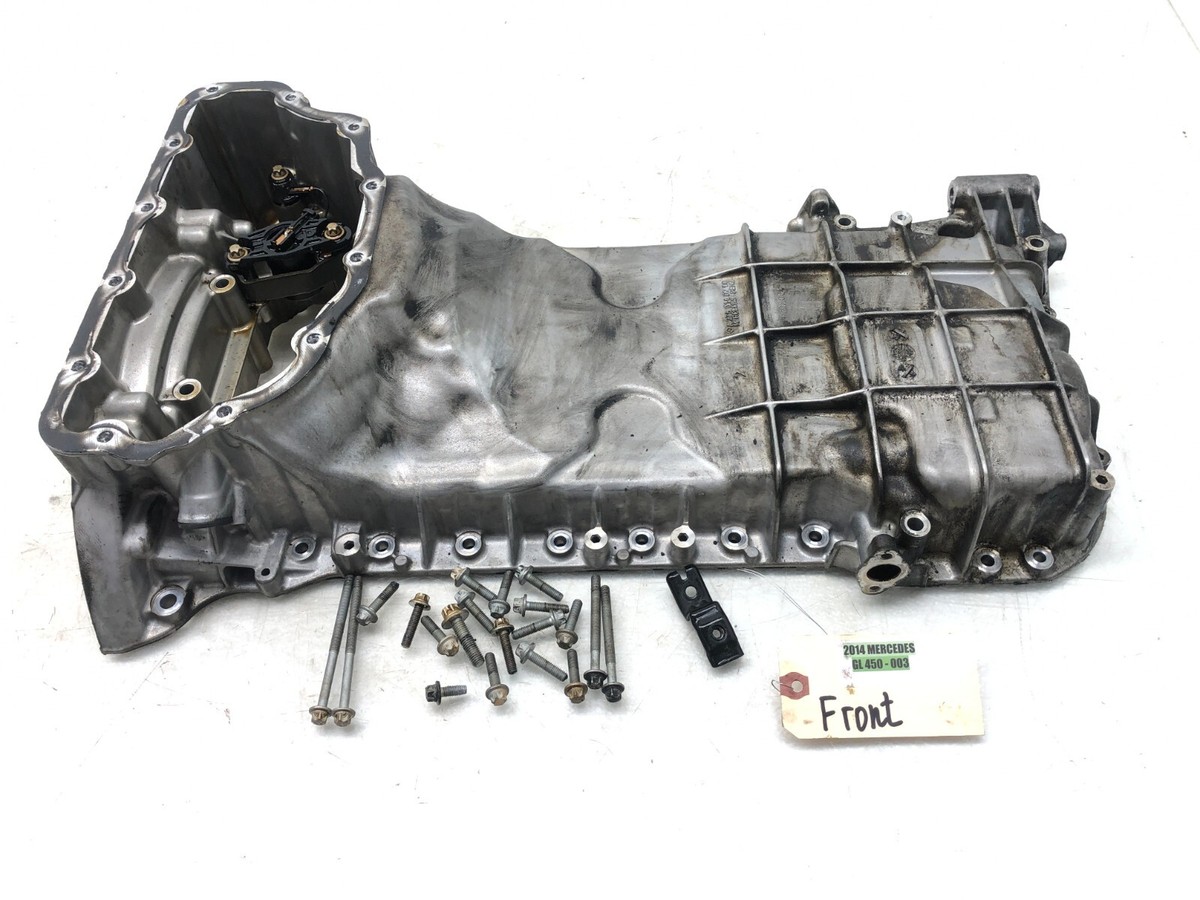 2013-2019 MERCEDES GL450 4.6L ENGINE MOTOR UPPER OIL SUMP PAN OEM