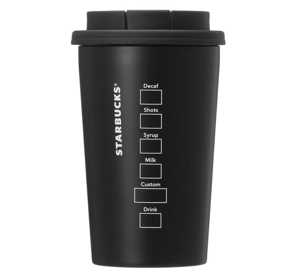Starbucks Japan Stainless Steel TOGO Cup Tumbler Matte Black 355ml 