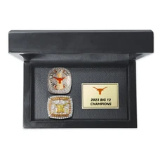 2023 Texas Longhorns BIG 12 National Team 2 Rings With Box