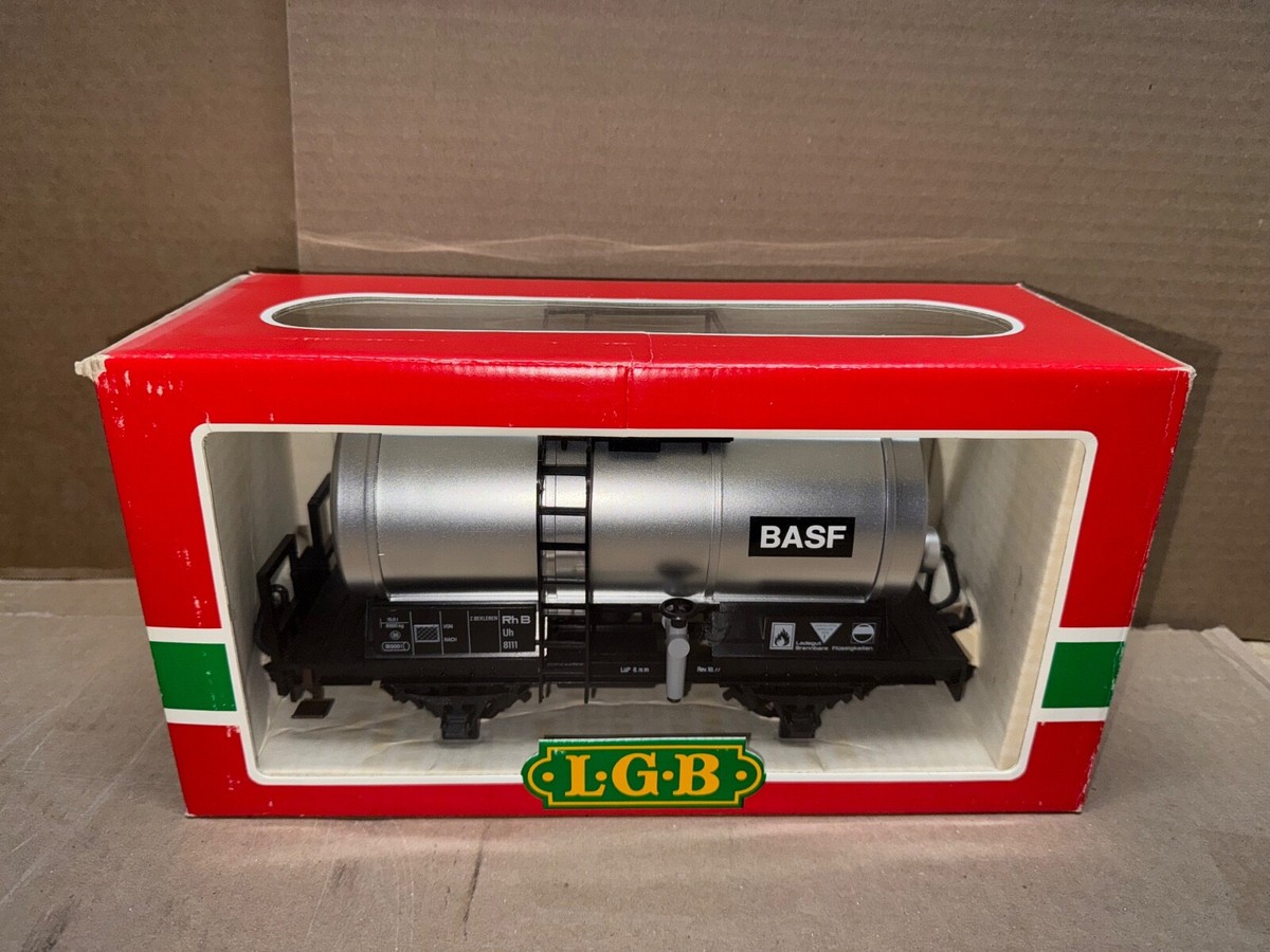 LGB Lehmann 4040C BASF Two-axle Tank Car G-scale for sale online