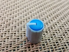 100PCS  Blue Electric Guitar Plastic Effect Pedal Knobs Amplifier Control Knobs