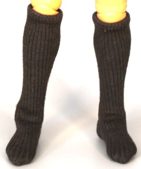 SAOLA Calze Vaman Vintage Action Man scala 1:6 marrone scuro Adventurers (solo calzini)