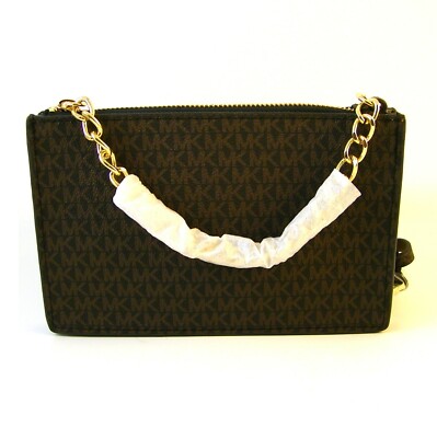 Michael Kors Fanny Pack Logo Signature Belt Bag Size M | eBay display picture 1