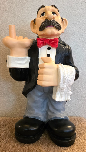 THE BUTLER Toilet Paper Holder 17" Resin