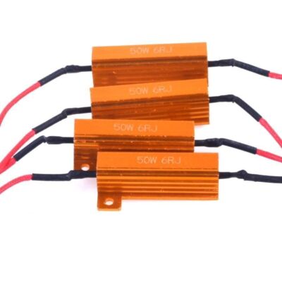 Led Load Resistor 4x 50W 6 Ohm Load Resistors - Fix LED Turn Signal Hyper Flash Problem On Most Vehicles Led Turn Signal Resistor