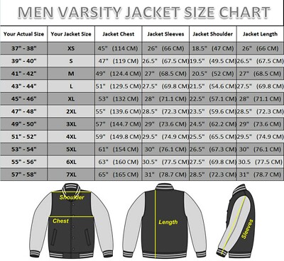 Varsity Letterman Baseball Bomber jacket Wool Genuine Leather