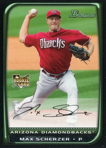 2008 Bowman Draft MAX SCHERZER #BDP33 ROOKIE (RC) 3 Cy Young Award, 3408 SOs NM+
