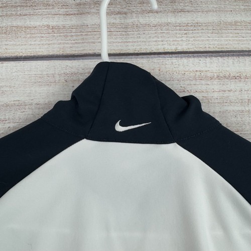Nike Sportswear Y2K Script Full Zip Windbreaker jacket Boy's M 8/10 White/Blue - Picture 5 of 15