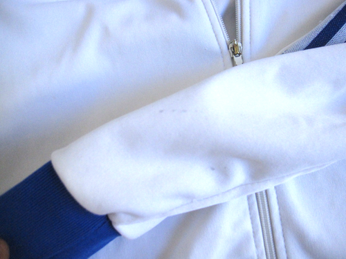 Veste Adidas Ventex Trefoil années 70'S bleu et Blanche Vintage jacket Homme - S - Picture 7 of 10