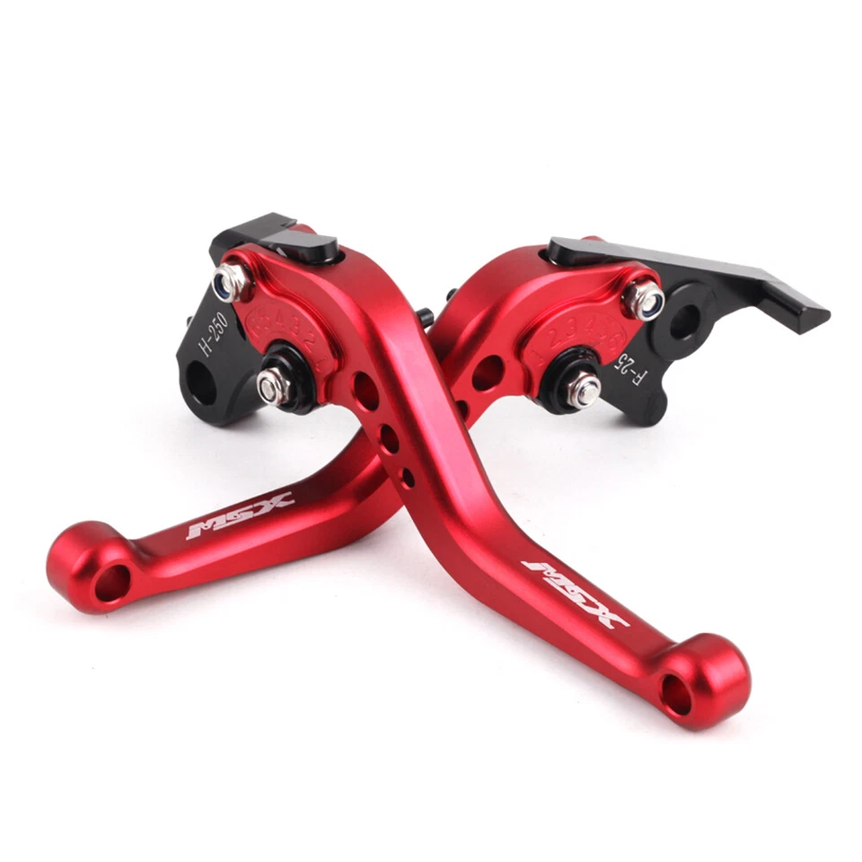 Palancas de embrague de freno cortas anodizadas CNC para HONDA Grom 125 / Monkey Z125M Z125MA Foto 3 de 4