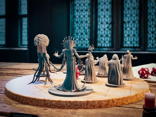 Mind Flayer and Illithid Monster Pack | Juego de inicio de 10 miniaturas - DND D&D - Imagen 9 de 10
