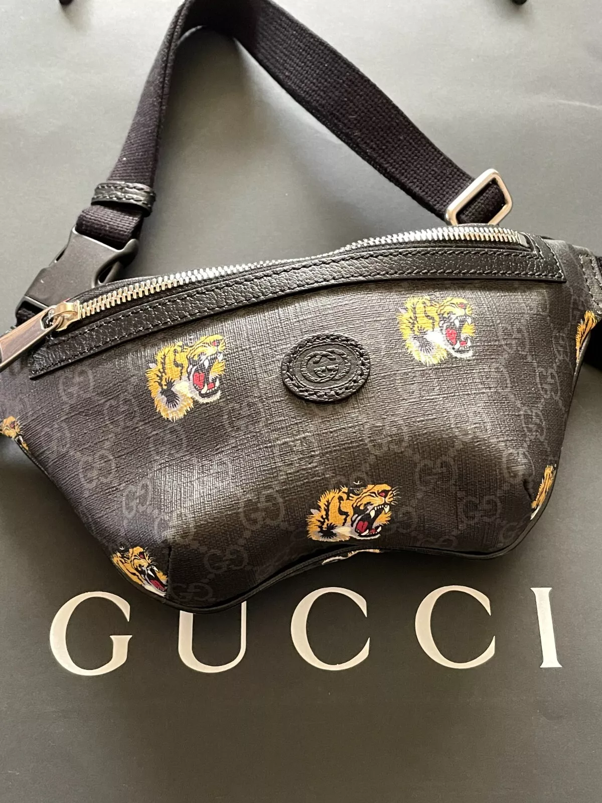 SAC CEINTURE GG AVEC IMPRIMÉ TIGRE