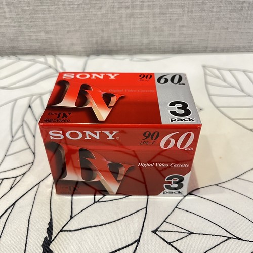 Set of 3 SONY DVM60R3 Mini DV 60 Digital Video Tape Cassette Tape Japan - 第 1/6 張圖片