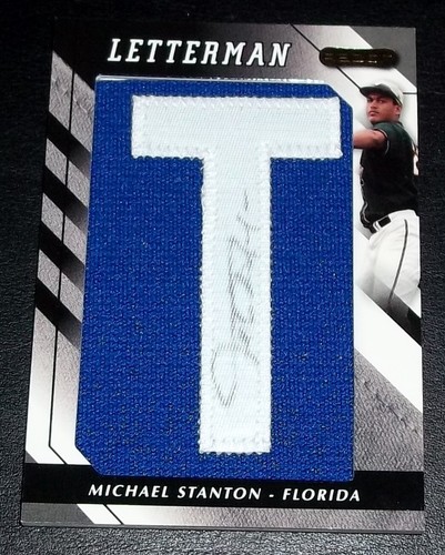 Rc Jersey Patch Giancarlo Stanton Auto 2008 Mike Stanton Auto Rookie Autograph - Picture 2 of 4