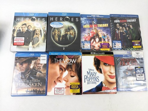 Sealed Bluray Lot 3D 4k TV Box Sets Disney Slipcovers Big Bang Theory Heroes - Picture 5 of 6