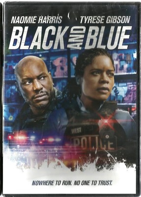 BLACK AND BLUE  (DVD 2019) Naomie Harris - Tyrese Gibson - Frank Grillo NEW SEAL