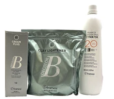 Framesi Bleach Lightener & Developer Bundle Deal(Lightener Developer Cream Bleac