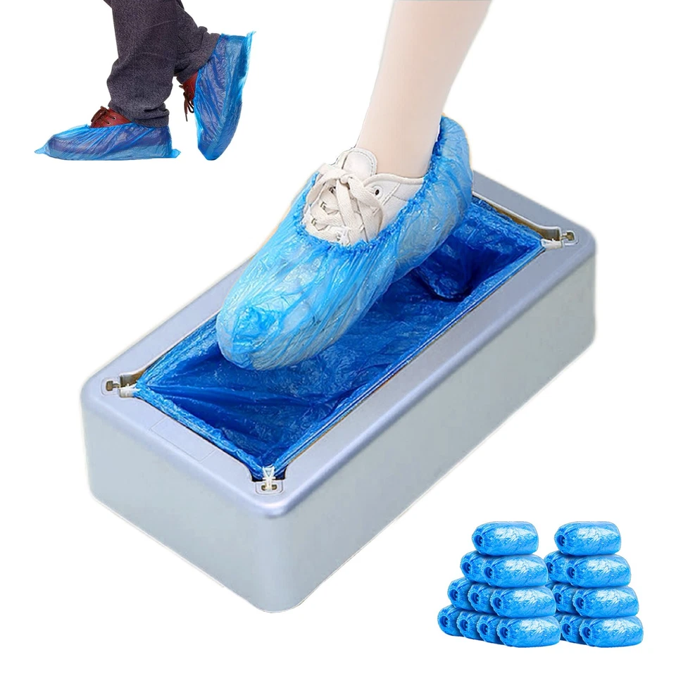 Máquina automática de cubiertas de zapatos con 200 cubiertas de zapatos desechables (plateadas) Foto 2 de 4