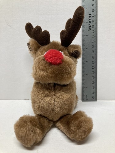Russ Berrie Radar The Reindeer Plush Stuffed Animal Brown 7 inch - Picture 2 of 7
