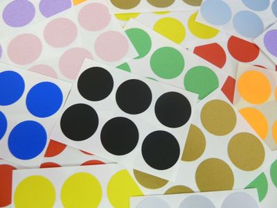 48 Stück Bunte Herz-Aufkleber – 34 Mm Durchmesser, Plastik-Dekosticker Für Geschenke, Valentinstag & Basteln