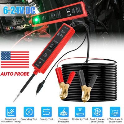 6-24V Car Auto Digital Power Probe Circuit Electrical Tester Test Device System