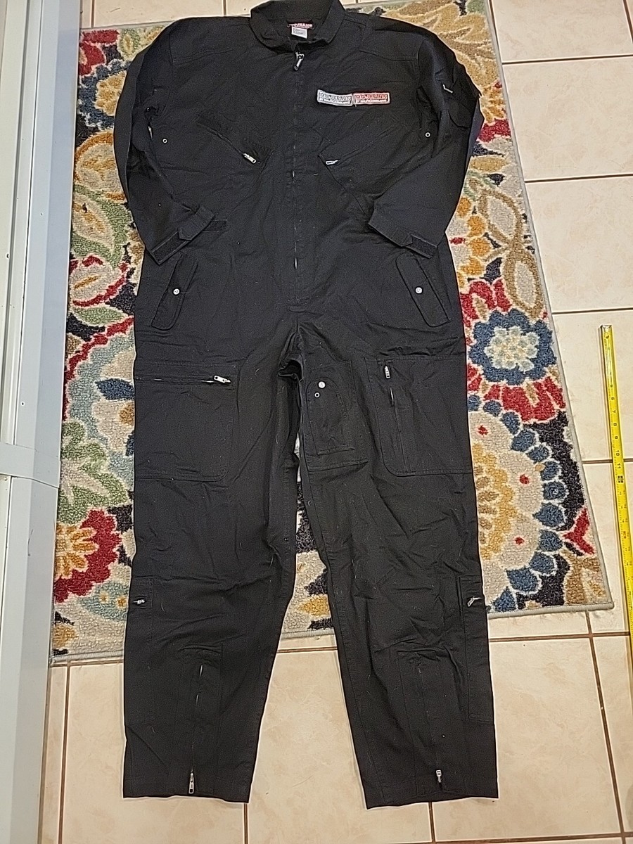 90s VTG MAURICE MALONE Mo Jeans Coveralls XL Denim 1 Piece