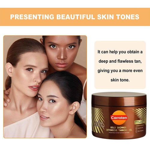 CARROTEN Gold Intensive Bronze Tanning Lotion Cream Instant Tan Enhancer... - Picture 11 of 18