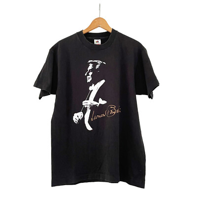 LEONARD Tシャツ LEONARD BERNSTEIN TANGLEWOOD Vintage Graphic T-Shirt Black Cotton