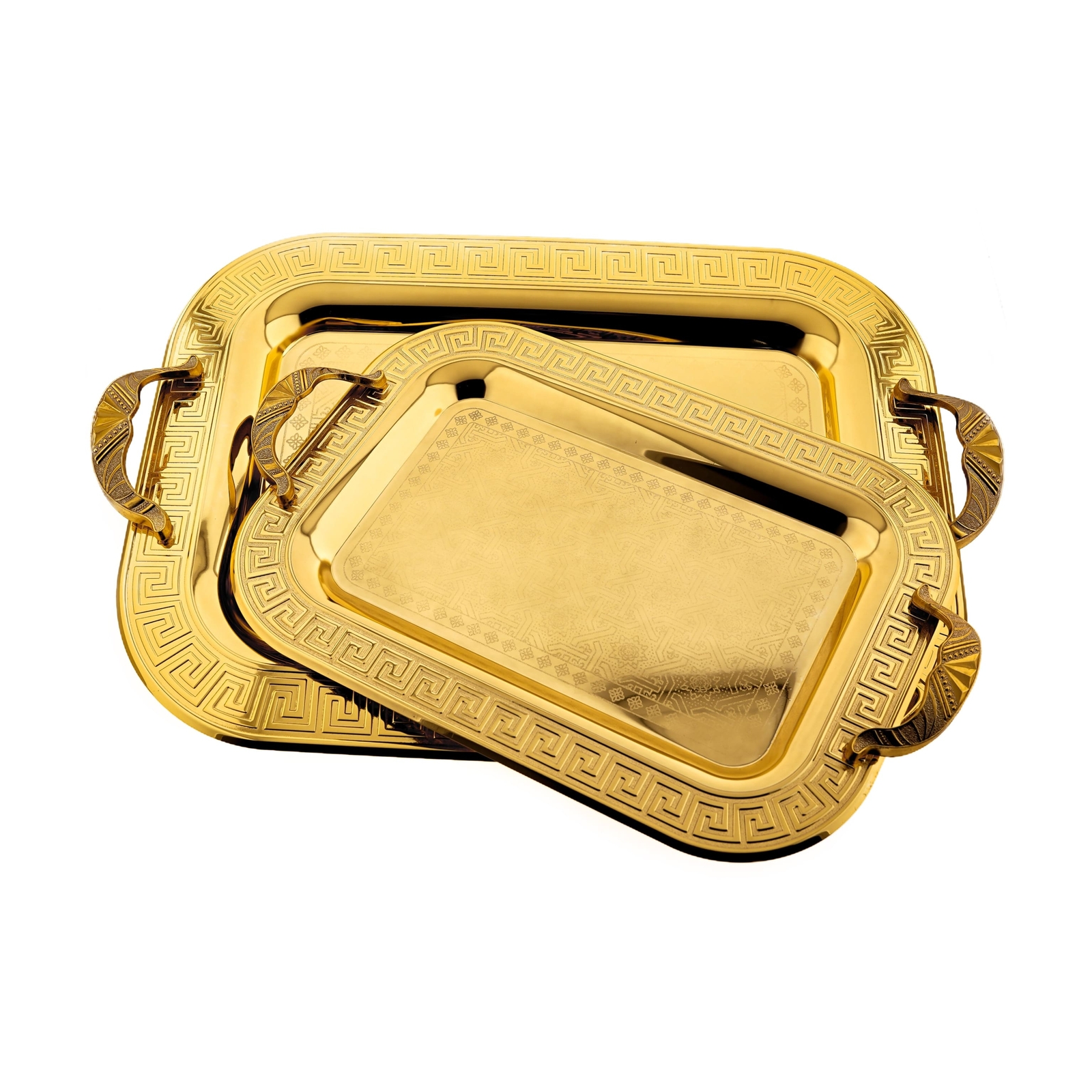 набор сервировочных столов из 2 предметов 1810 серии Edelstahl с функциональной отделкой для элегантности 9890₽