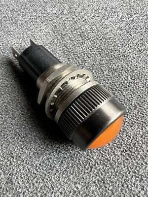  NOS Dialco Orange 75W-125V 2 Blade Indicator Pilot Light W/Bulb 