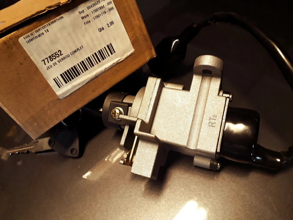 NEIMAN / CONTACTEUR A CLÉ ORIGINAL SCOOTER 50 PEUGEOT KISBEE 2temps + 4Temps - Photo 3/4