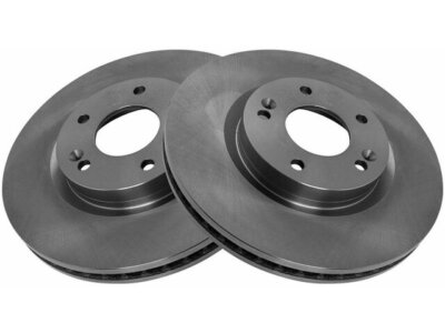 DIY Solutions 88FY21V Rear Brake Rotor Set Fits 2013-2019 Ford Explorer