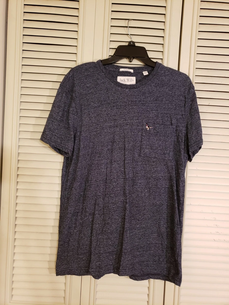 T-shirt Homme Jack Wills - Noir - Taille M - Coupe Classique - Occasion