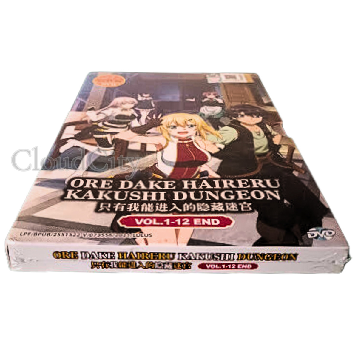 DVD Anime Ore Dake Haireru Kakushi Dungeon TV Series (1-12 End) English  Dubbed