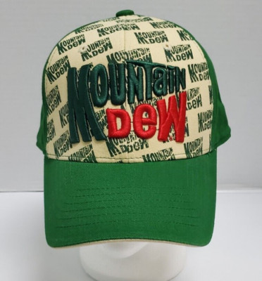 2008 Embroidered Mountain Dew Baseball Cap Hat Soda Soft Drink Adult One Size