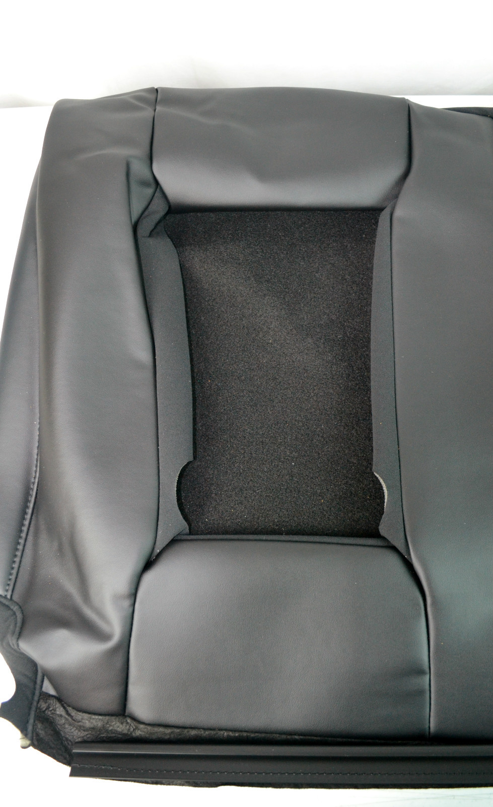 NEW OEM FORD F150 HARLEY REAR SEAT COVER BACK BLACK RED LEATHER LEFT