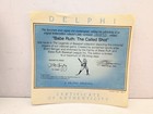 1992 Babe Ruth "The Called Shot" Collector's Plate #13157D W/ COA & Trading Card — photo 5