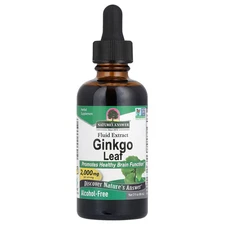 Nature s Answer Ginkgo Alcohol-Free 500 mg 2 fl oz 60 ml Alcohol-Free,
