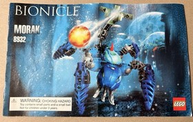 LEGO Bionicle #8932 Morak - Matoran of Mahri Nui (2007) - 100% Complete