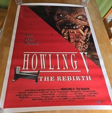 1989 Howling V The Rebirth Movie Promo Poster  27 X 41