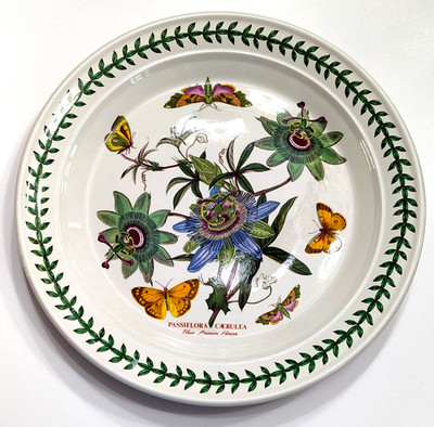 Portmeirion Botanic Garden Platter Passiflora Caerulea 12'' New 1972 England