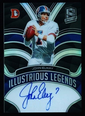 JOHN ELWAY-2022 Illustrious (#7/10) LEGENDS AUTO/AUTOGRAPH "NO STICKER" 1/1 Type