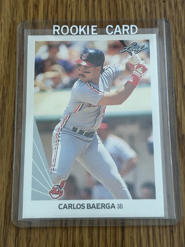 Carlos Baerga #443 1990 Leaf card
